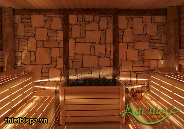 Phòng xông hơi khô sauna 2 Phòng xông hơi khô